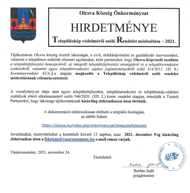 Hírdetmény